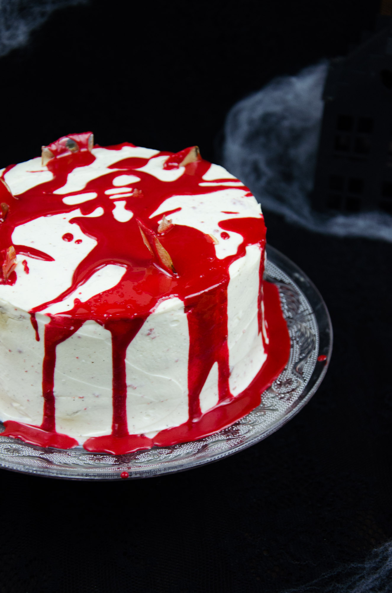 Red Velvet Cake für Halloween - Baking Barbarine