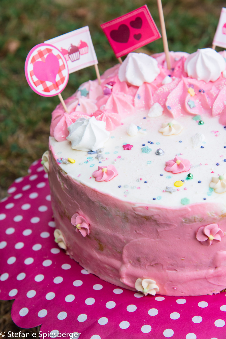 Geburtstagstorte für Mädchen - Rezept für Smash the Cake - Baking Barbarine