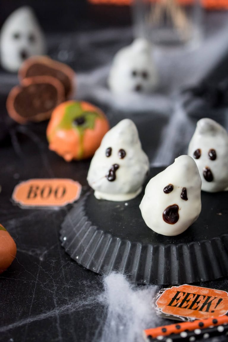 Geistige Halloween Cake Pops: Geister, Kürbisse und Mumien - Baking ...