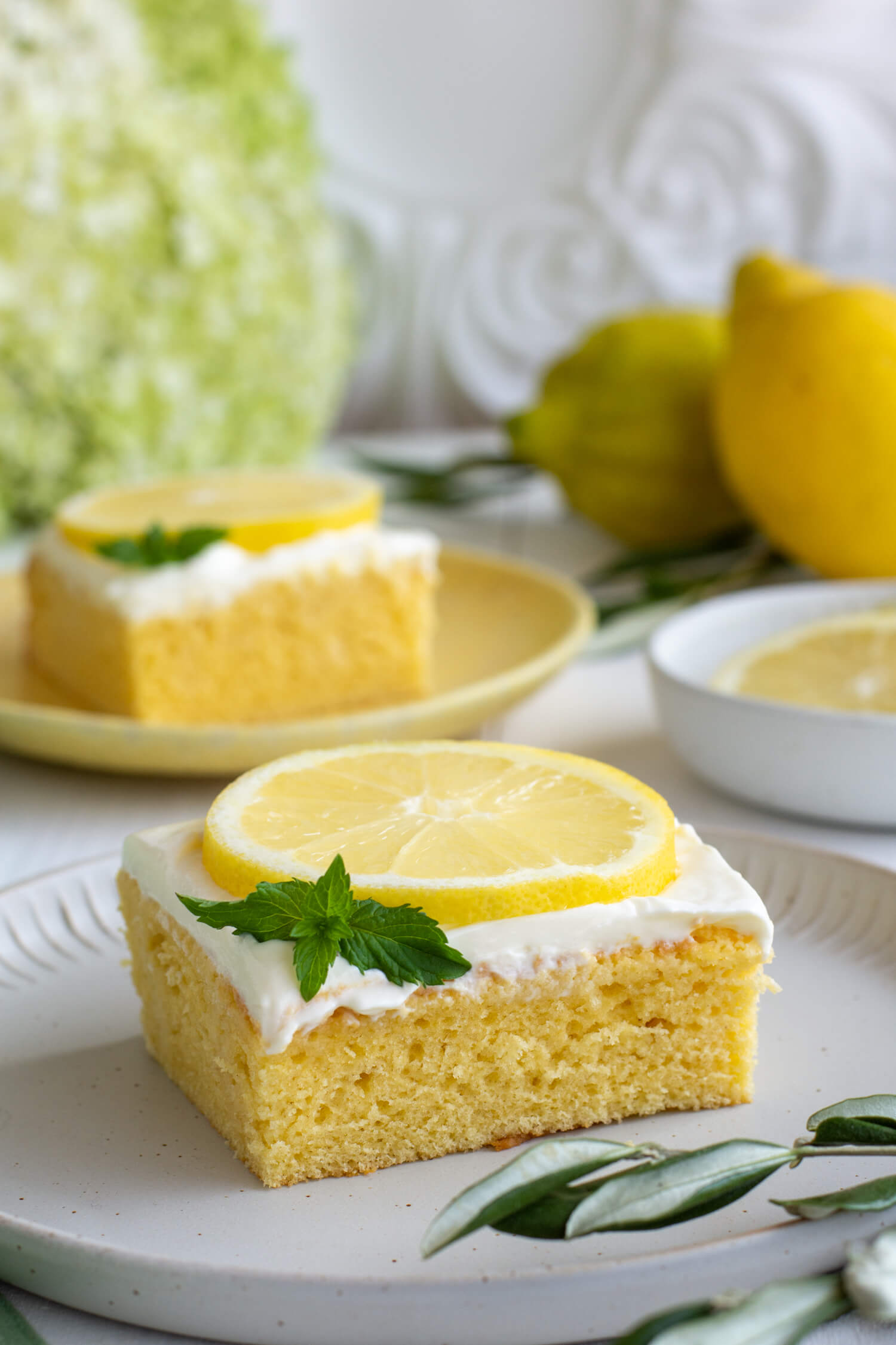 Zitronenkuchen mit Topfencreme-8